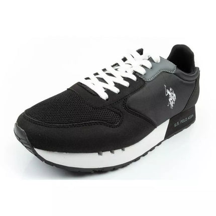 US Polo Assn sports shoes sneakers men's fashionable comfortable black