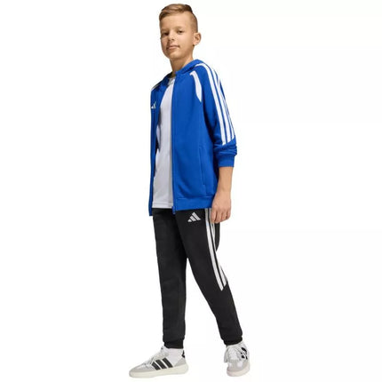 adidas Tiro 26 League Sweat Full Zip Hoodie for Kids Blue KF9102