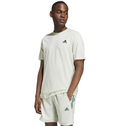 adidas Essentials viengubo trikotažo marškinėliai su išsiuvinėtu mažu logotipu M IX0119