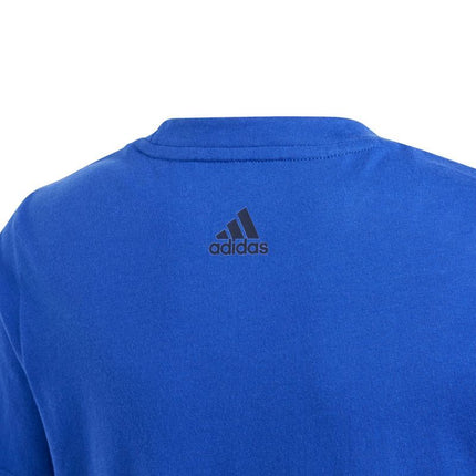 adidas Essentials linijinio logotipo medvilniniai marškinėliai Jr IB4090