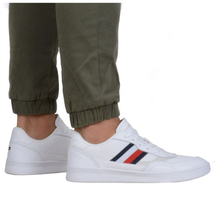 Tommy Hilfiger Court Cupsole Retro Lth Stripes M FM0FM04828YBS batai
