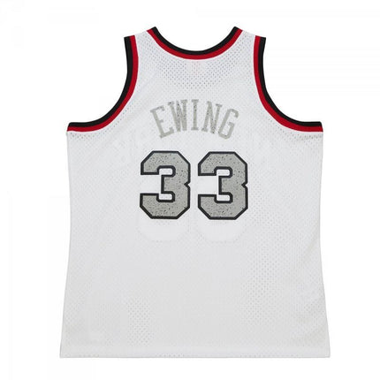 Mitchell & Ness NBA Kreidinio Cemento Swingman Džersis Knicks 1991 Patrick Ewing M TFSM5934-NYK91PEWWHIT
