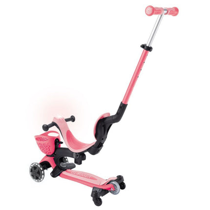 Globber Go•Up 360 Lights Jr 844-210 Scooter with Seat