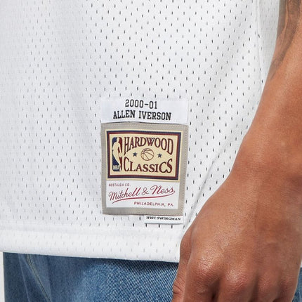 Mitchell & Ness NBA „Swingman“ namų marškinėliai 76ERS 00 Allen Iverson M SMJYGS18200-P76WHIT00AIV