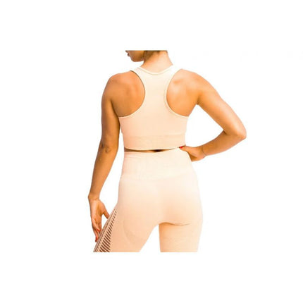 GymHero Kalifornijos stiliaus mielas krūštukas W BRA-PEACH