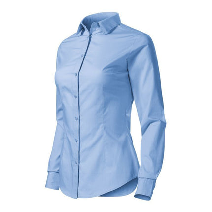 Malfini Style LS W MLI-22915 marškiniai mėlyni