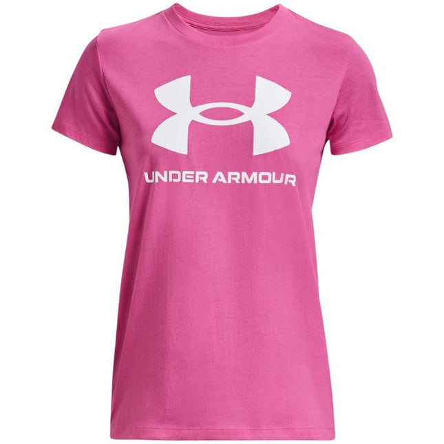 Under Armour Live Sportstyle Graphic SSC W 1356305 659 marškinėliai