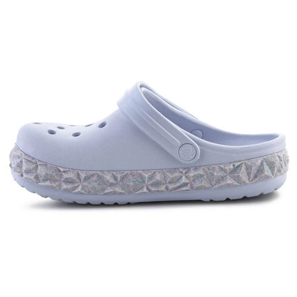Crocs Crockband Geometric Glitter Band Clog Jr 210134-5AF šlepetės