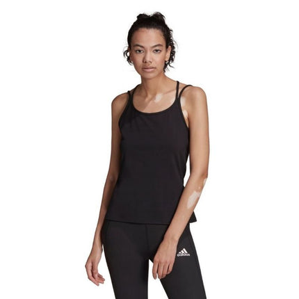 adidas Studio Slim Strappy Back Tank Top W HE3140
