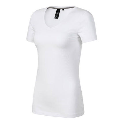 Malfini Action V-neck marškinėliai MLI-70100 balti