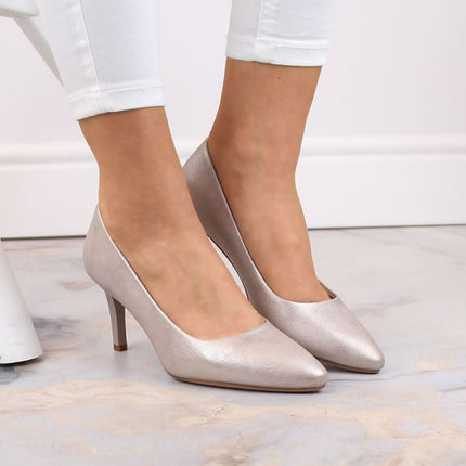 Sergio Leone W 1336 auksiniai aukštakulniai