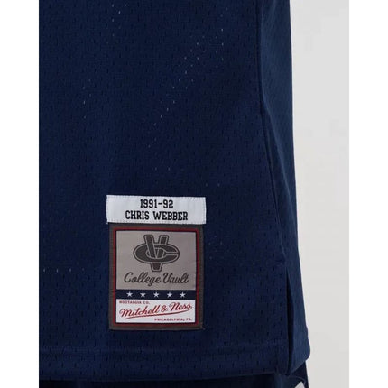 Mitchell & Ness NCAA Swingman Road Džersis Mičiganas 1991 Chris Webber SMJY4437-UMI91CWEASBL