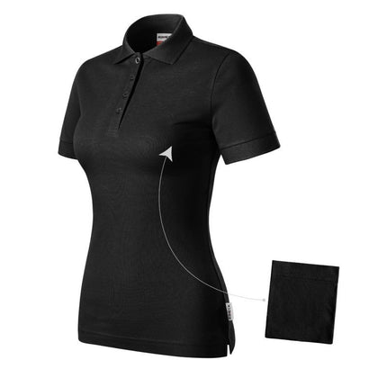 Malfini Resist Heavy Polo Marškinėli“ Vyriška MLI-R21LB Juoda 01