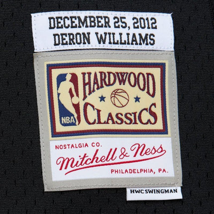 Mitchell & Ness NBA Swingman Brooklyn Nets Deron Williams marškinėliai M SMJY6513-BNE12DWMBLCK