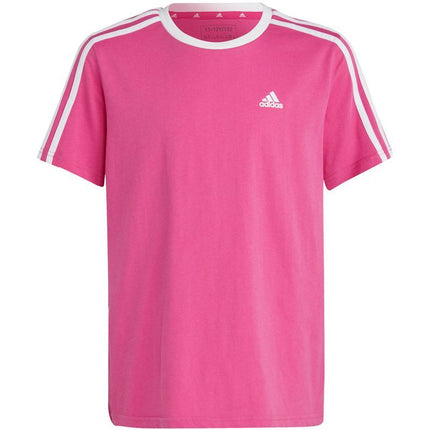 adidas Essentials 3 Dryžiai Medvilniniai Laisvo kirpimo marškinėliai Jr IC3639