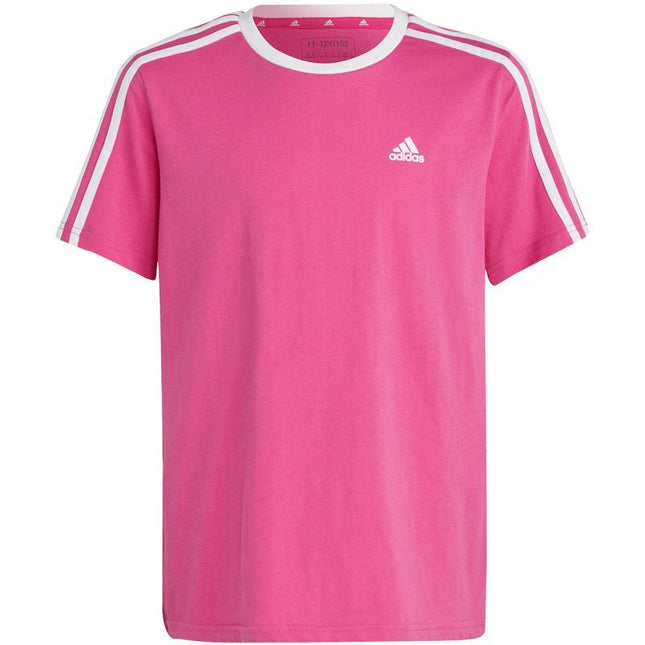 adidas Essentials 3 Dryžiai Medvilniniai Laisvo kirpimo marškinėliai Jr IC3639