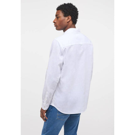 Mustang Clemens Lininė medvilninė marškininė M 1014356-2045