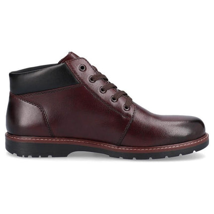 Rieker M RKR625 patogūs odiniai aulinukai su vilnos pamušalu, rudi