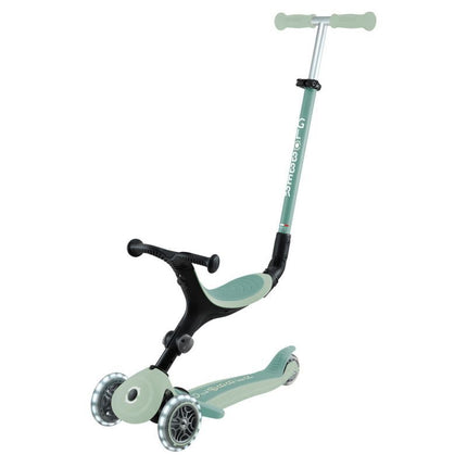 Globber Go•Up Active Lights Ecologic Jr 745-505 paspirtukas su sėdyne