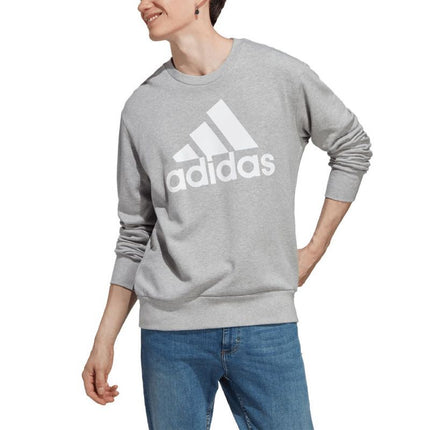 adidas Essentials prancūziško frotė audinio megztinis su dideliu logotipu M IC9326