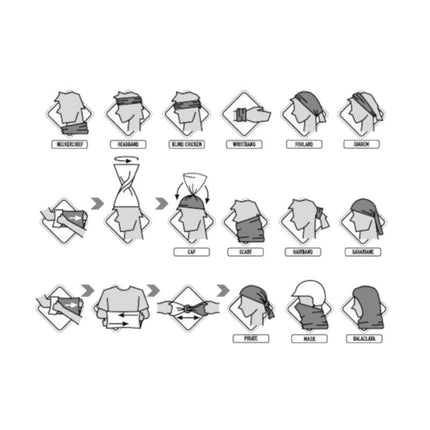 Buff Originalus Ecostretch vamzdinis šalikėlis 1178187791000