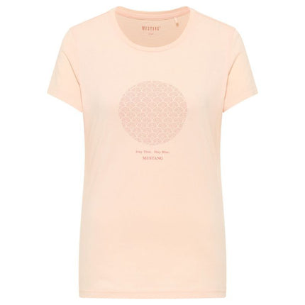 Mustang Alexia C Marškinėliai su spaudiniu ant krūtinės W 1013383 7262