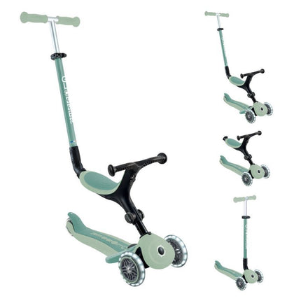 Globber Go•Up Active Lights Ecologic Jr 745-505 paspirtukas su sėdyne