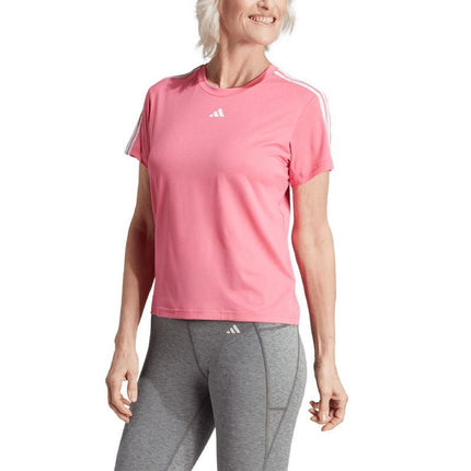 adidas Aeroready Train Essentials 3 juostelių marškinėliai moterims HZ5688