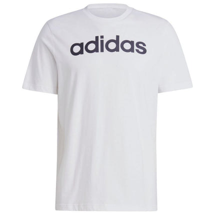 adidas Essentials Single Jersey Linear Embroidered Logo Marškinėliai M IC9276