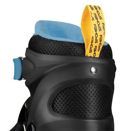 Spokey Quattro 4IN1 SPK-943432 riedučiai, dydis 30-33, juoda/mėlyna