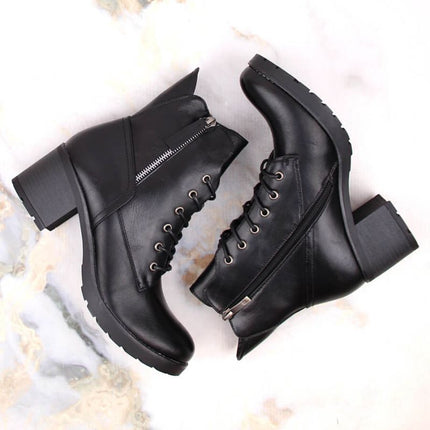 Potocki W WOL177A juodi aulinukai su platforma