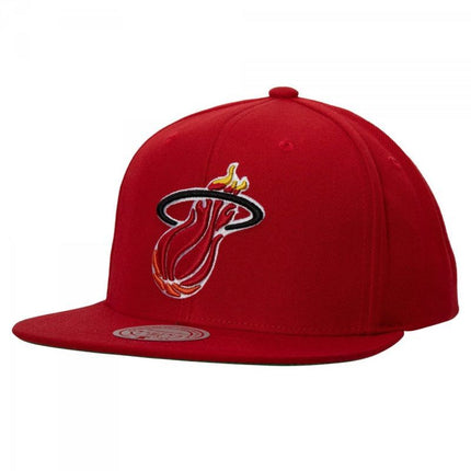 Mitchell & Ness NBA Miami Heat Team Ground 2.0 Snapback Hwc Heat kepuraitė HHSS3258-MHEYYPPPRED1