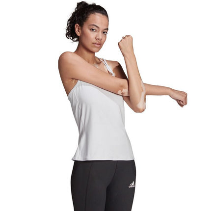 adidas Studio Slim Strappy Back Tank Top W HE3141
