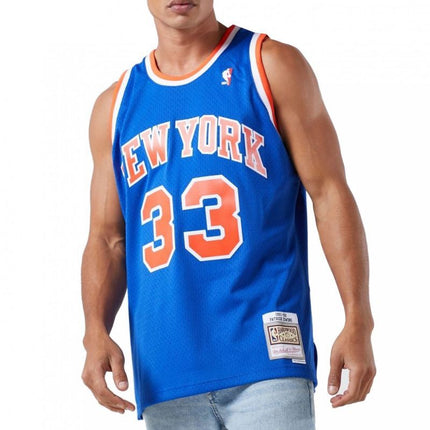 Mitchell & Ness NBA Swingman Marškinėliai New York Knicks Patric Ewing SMJYGS18186-NYKROYA91PEW