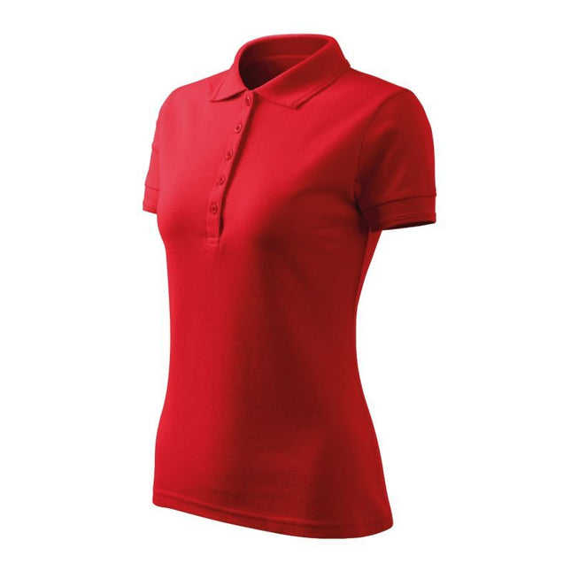 Malfini Pique Polo Free W MLI-F1007 raudonas polo marškinėlis