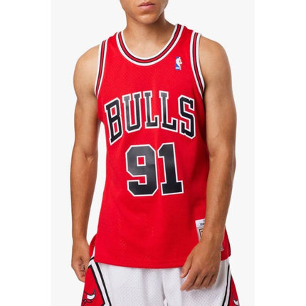 Mitchell & Ness Čikagos Bulls NBA Dennis Rodman marškinėliai M SMJYGS18154-CBUSCAR97DRD