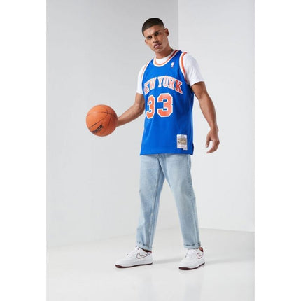 Mitchell & Ness NBA Swingman Marškinėliai New York Knicks Patric Ewing SMJYGS18186-NYKROYA91PEW