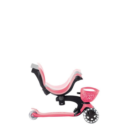 Globber Go•Up 360 Lights Jr 844-210 Scooter with Seat
