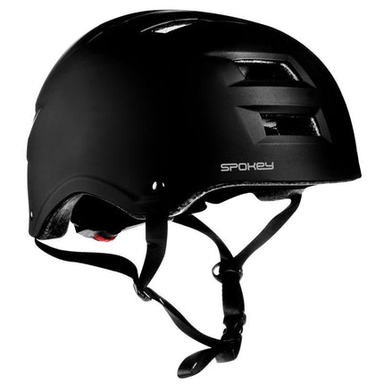Spokey BMX Ninja dviračio šalmas, dydis 50-53cm, juodas naujas, SPK-943425