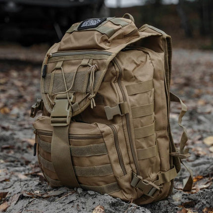 Sel//i//o keliautojams skirtas "Offlander Survival Hiker" 25L kuprin" + \