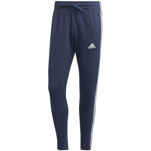 adidas Essentials Single Jersey Džersis Siaurėjantis Atviras Kraštas 3 Juostelės M IC0045