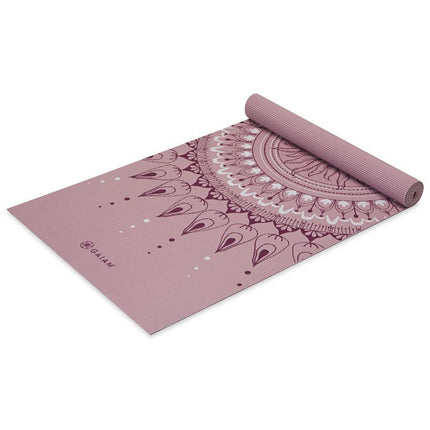 Gaiam Here & Now Dulvės Rožės Jogos Kilimėlis 4mm 65272