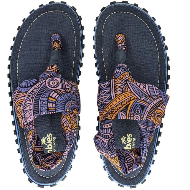 Gumbies Slingback Flip-Flops W G-SB-WN-AZTEC