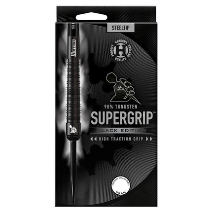 Harrows Supergrip Black smigiai 90% plieno antgalis SupergripBlack90%
