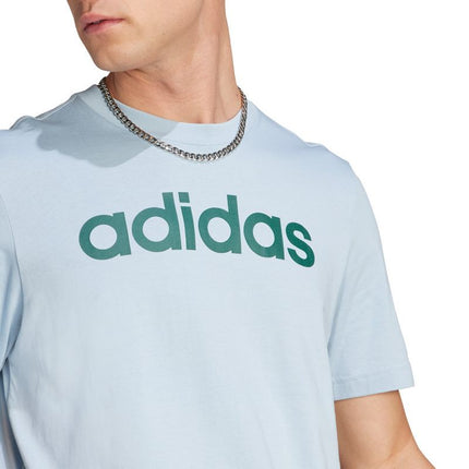 adidas Essentials marškinėliai su linijiniu siuvinėtu logotipu M IJ8651