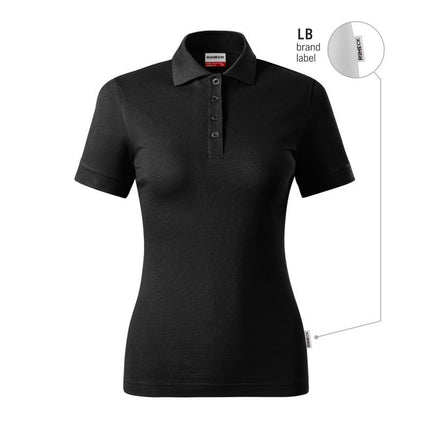 Malfini Resist Heavy Polo Marškinėli“ Vyriška MLI-R21LB Juoda 01