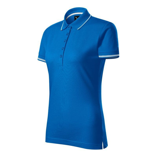 Malfini Perfection vienspalviai polo marškinėliai W MLI-25370, snorkel blue (mėlynos lagūnos)