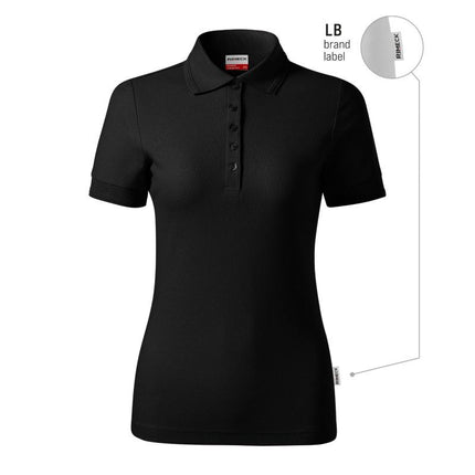 Malfini Reserve W MLI-R23LB Juodas Polo Marškinėliai