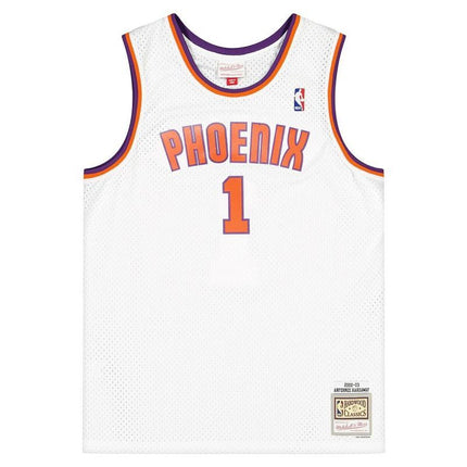 Mitchell & Ness Phoenix NBA Atsitinis Džersis Suns 2002 Anfernee Hardaway M SMJY4443-PSU02AHAWHIT