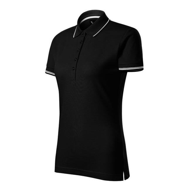Malfini Perfection vienspalviai polo marškinėliai W MLI-25301 juodi